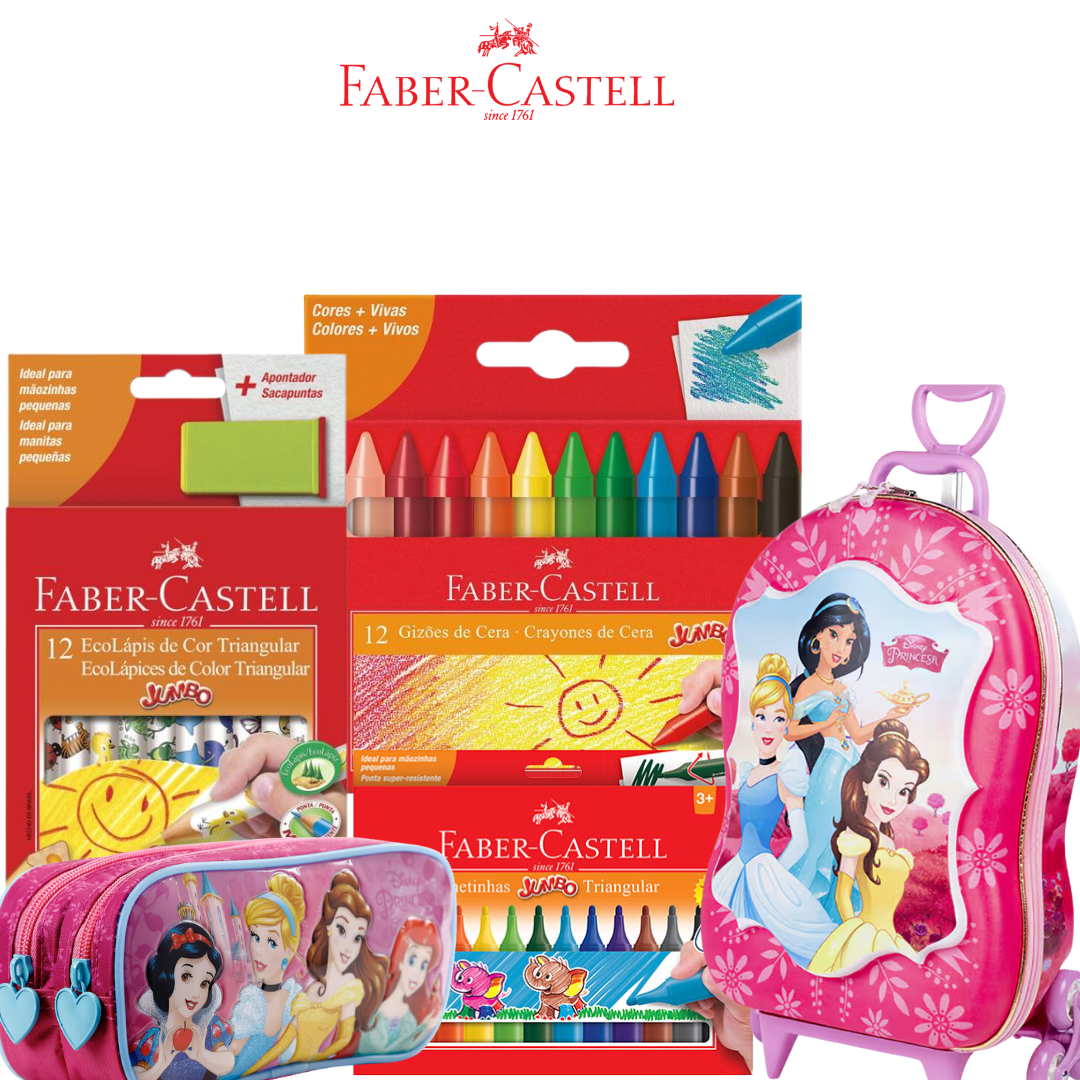 Kit Infantil Faber-Castell Volta ás Aulas 2025